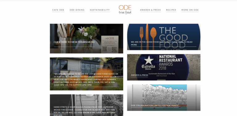 Cafe ODE: A Seasonal Culinary Destination in Shaldon