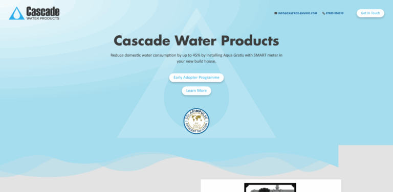 Cascade Water Products: Innovating Domestic Micro-Greywater Reuse Technology