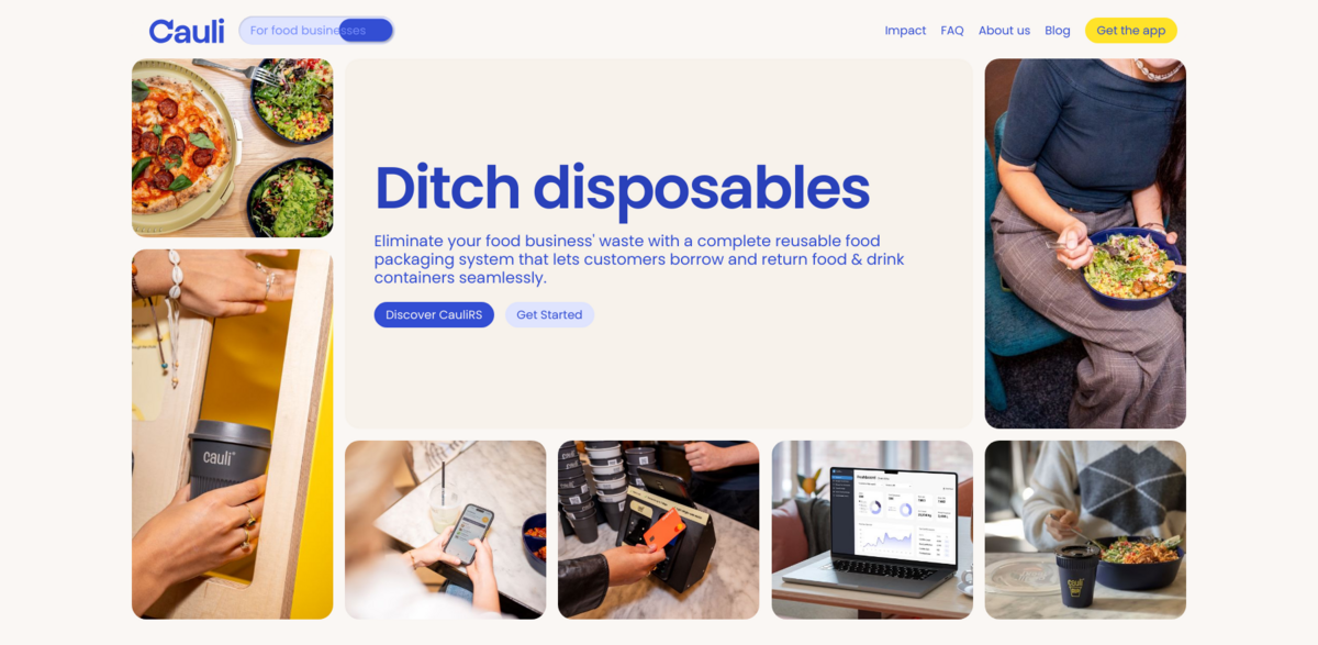 CauliBox reusable packaging