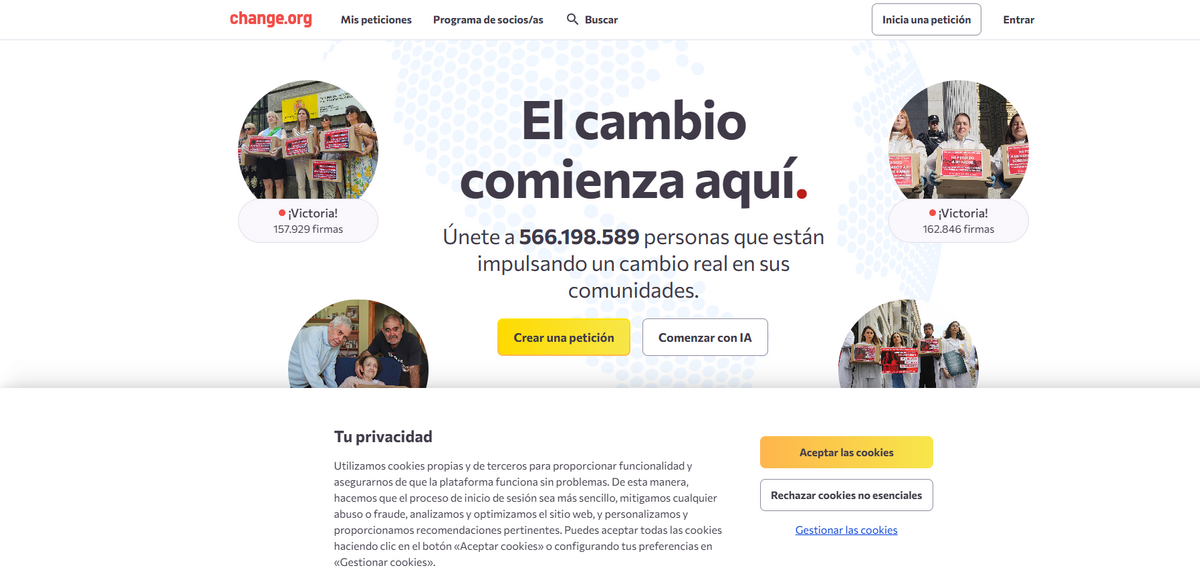 Change.org petitions