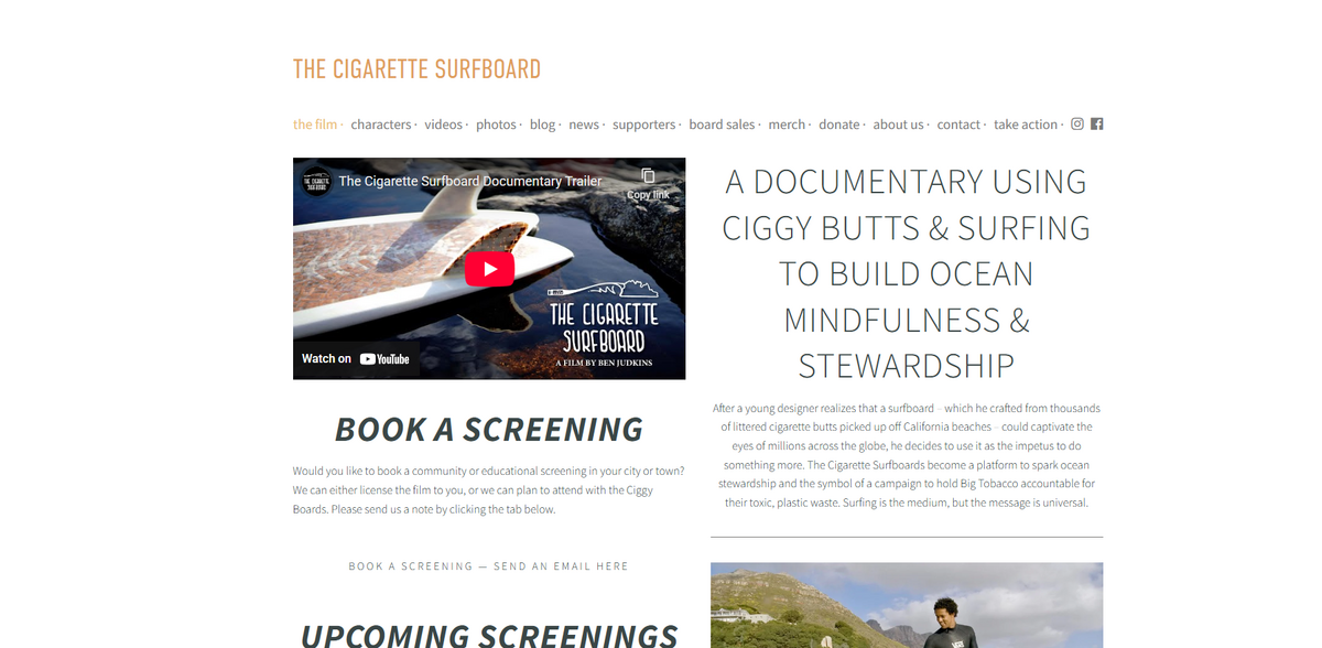 Cigarette Surfboard Project