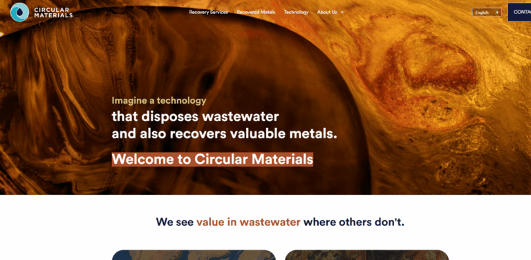 Circular Materials: Transforming Industrial Wastewater into Valuable Resources