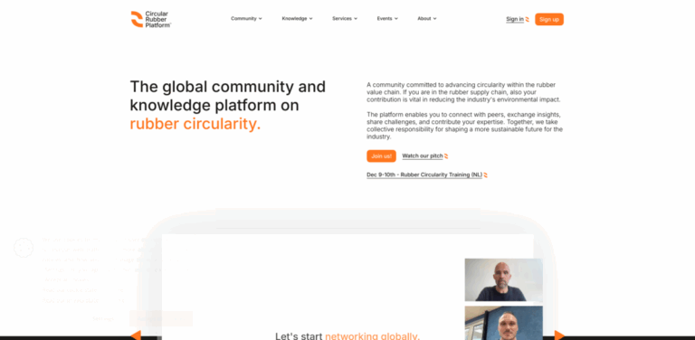 Circular Rubber Platform: Advancing Sustainability in the Rubber Industry