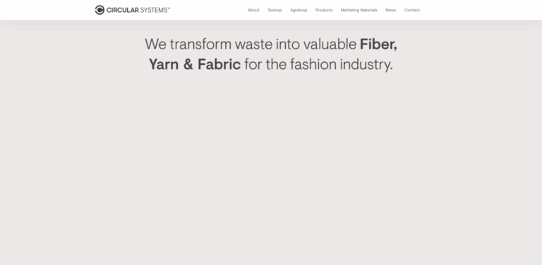 Circular Systems: Transforming Waste into Sustainable Fashion Materials