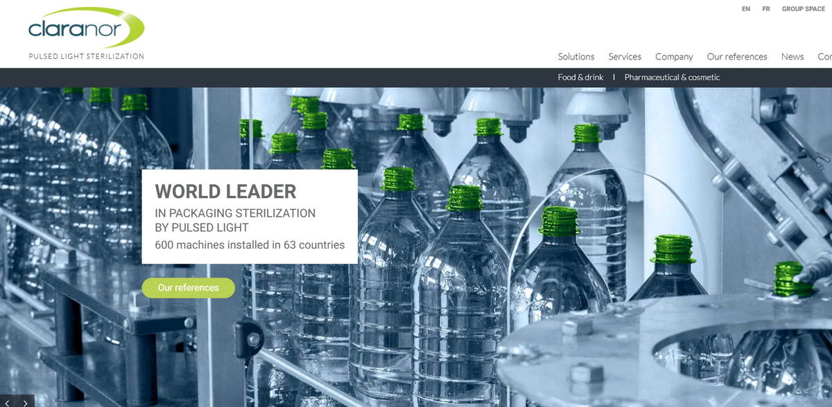 Pulsed Light Sterilization