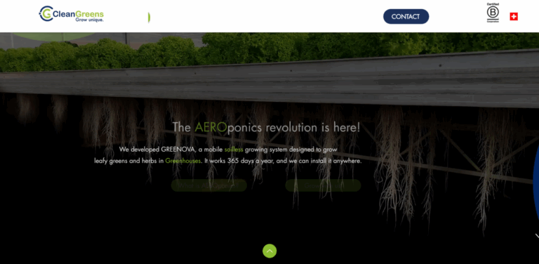 CleanGreens Solutions: Innovating Soil-Free Agriculture with GREENOVA