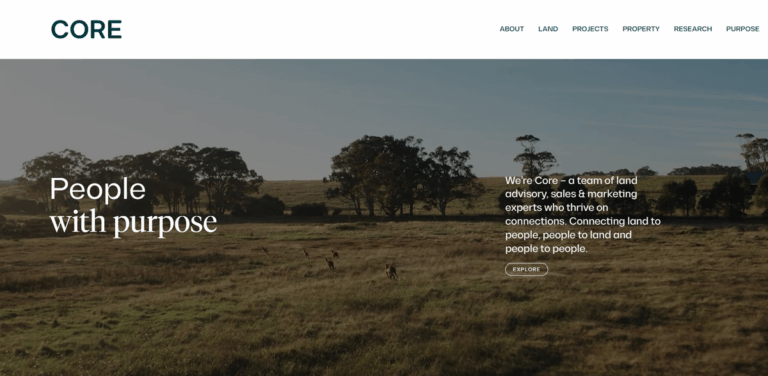 Core Projects: Connecting Land and Communities for Positive Impact