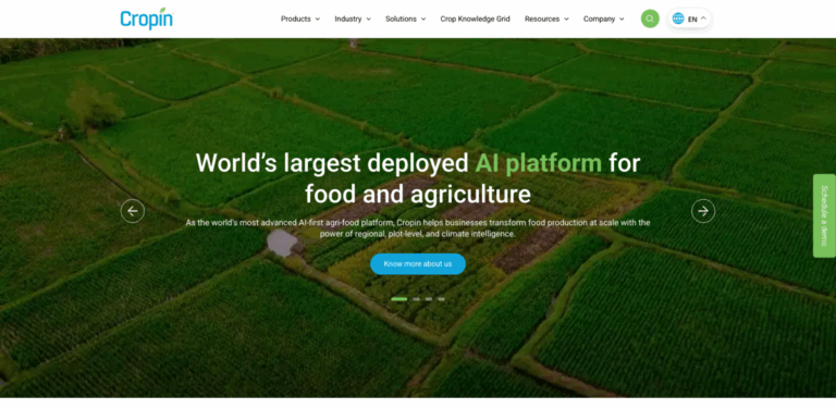 Cropin Cloud: Intelligent Agriculture Solutions for Sustainable Farming
