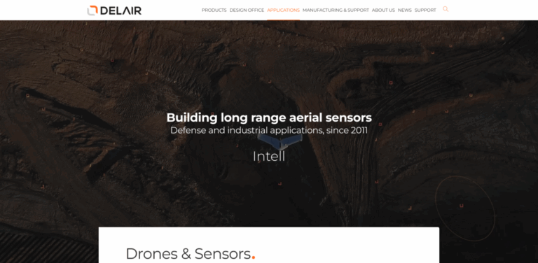 Delair: High-Performance Drone Solutions for Surveillance and Mapping