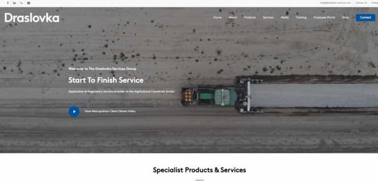 Draslovka Services Group: Comprehensive Support in Agricultural Chemicals