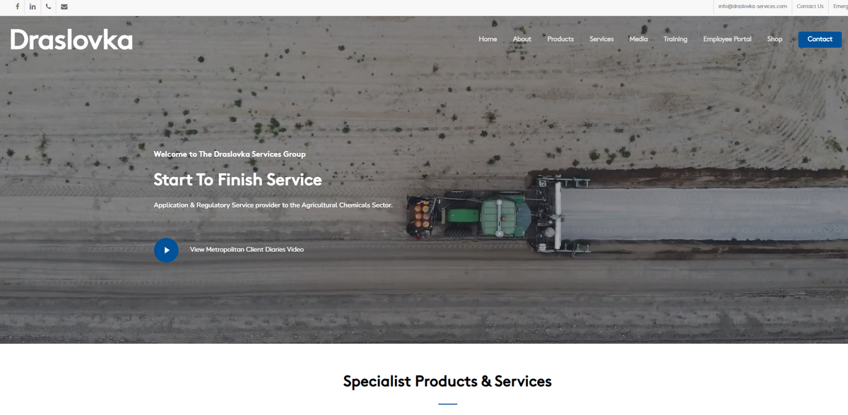 Draslovka Services Group: Comprehensive Support in Agricultural Chemicals