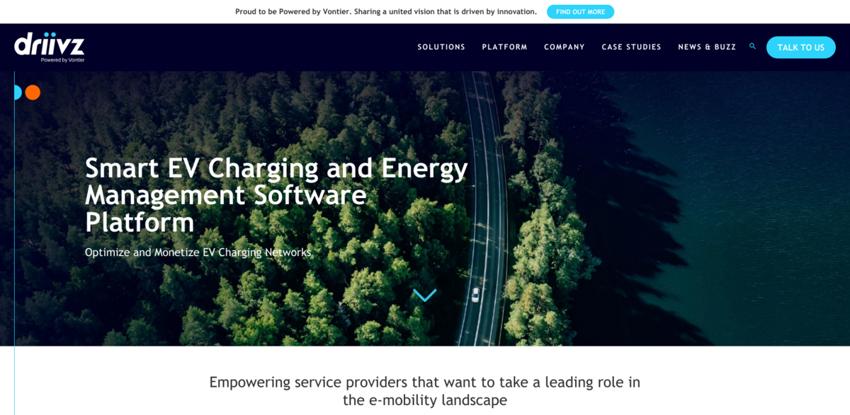 Driivz EV charging platform