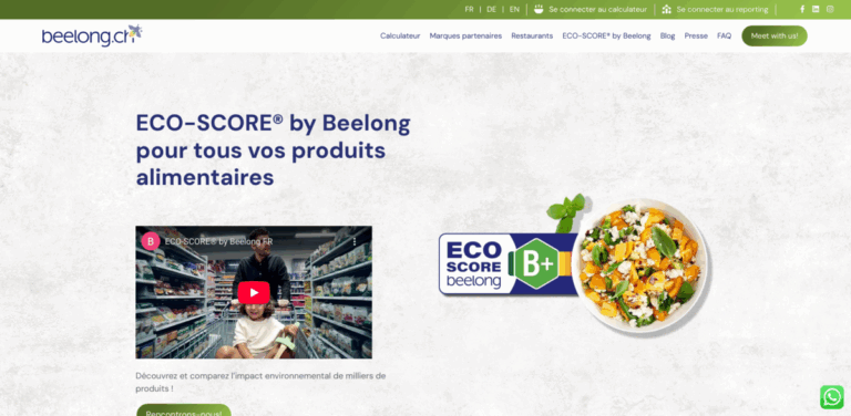 Beelong: Understanding ECO-SCORE® for Sustainable Food Choices