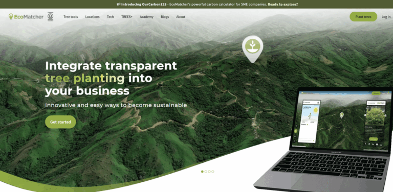 EcoMatcher: Planting Trees with Blockchain Transparency