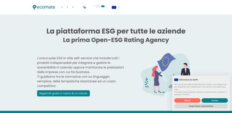 Ecomate: A Comprehensive ESG Cloud Suite for SMEs