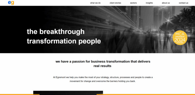 Egremont: Transforming Organizations to Overcome Barriers
