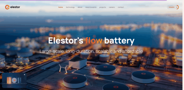 Elestor: Affordable Long-Duration Energy Storage Solutions for a Sustainable Future