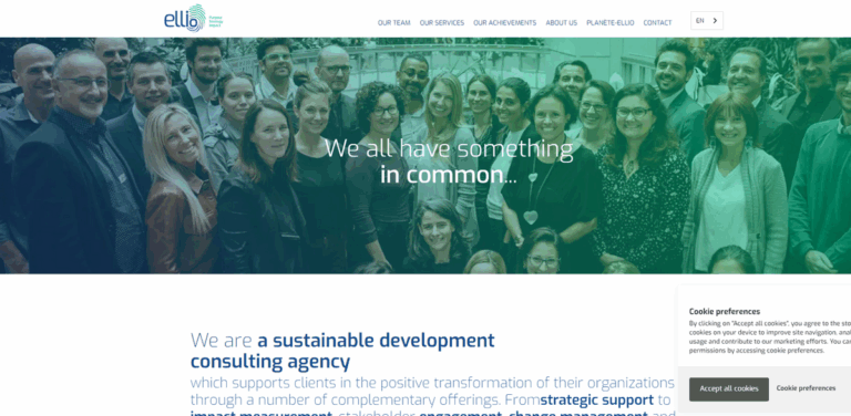 Ellio: Consulting for Sustainable Development and Climate Transition