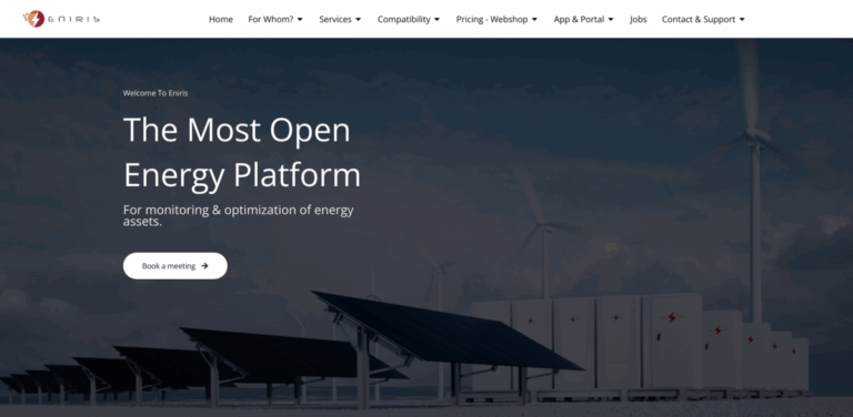 Eniris: The Open Energy Platform for Asset Monitoring and Optimization