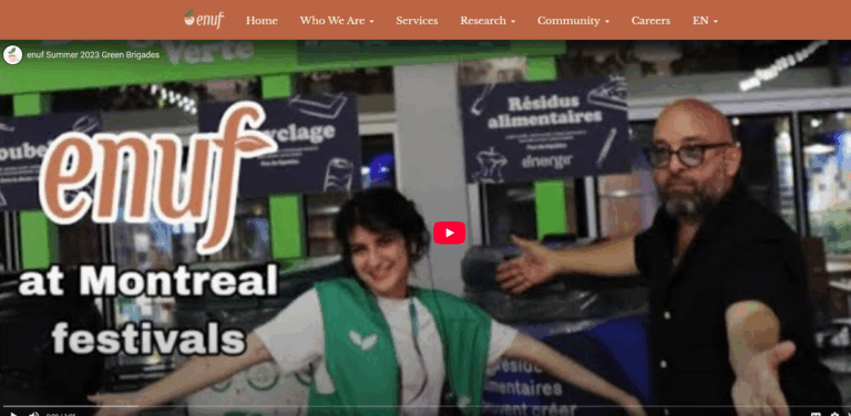 EnufCanada: Empowering Organizations to Tackle the Waste Crisis
