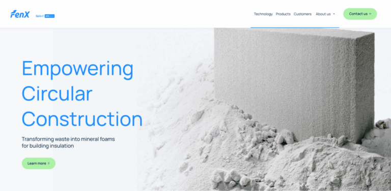 FenX: Transforming Mineral Waste into Sustainable Insulation Solutions