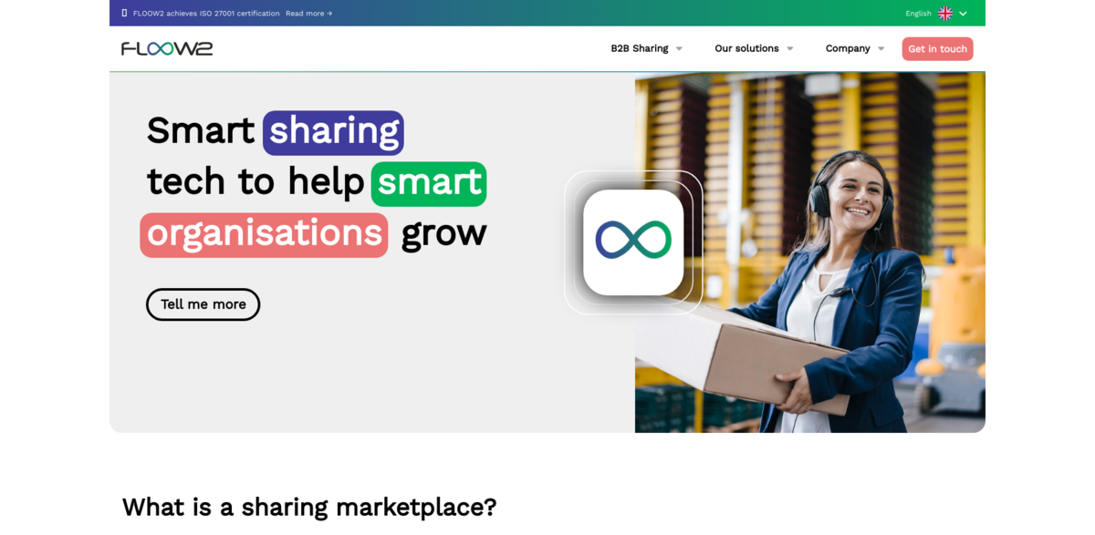 FLOOW2 sharing marketplace