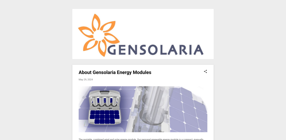 Gensolaria Energy Module