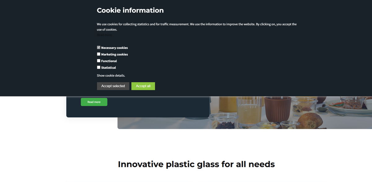 recyclable plastic glasses