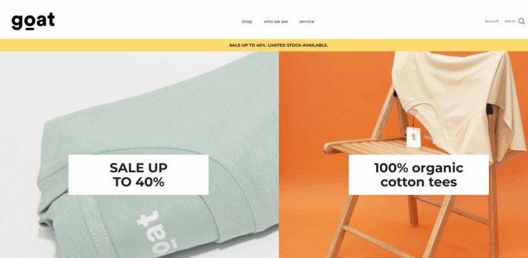 GOAT ORGANIC APPAREL: Sustainable Fashion with 100% Organic Cotton Tees