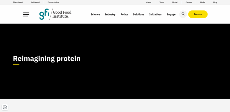 The Good Food Institute: Accelerating Alternative Protein Innovation for a Sustainable Future