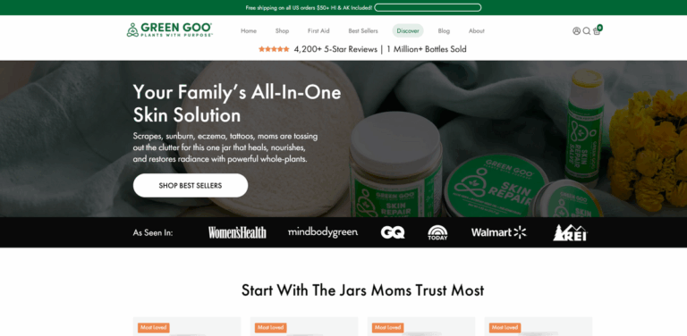 Green Goo: All-in-One Natural Skin Solutions for Families