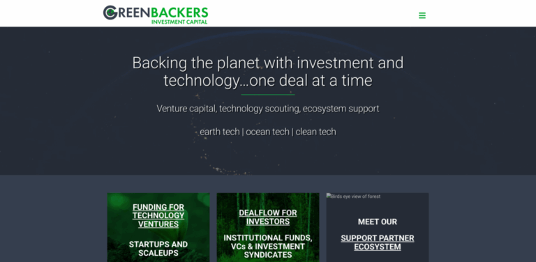 Greenbackers: Connecting Climate Tech Founders with Institutional Capital