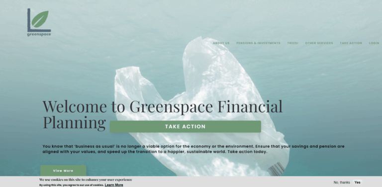 GreenSpace Financial Planning: Aligning Investments with Your Values for a Sustainable Future