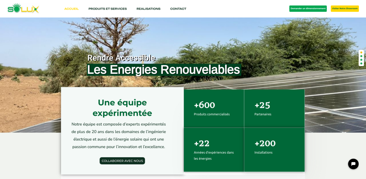 Groupe Solux solar energy solutions
