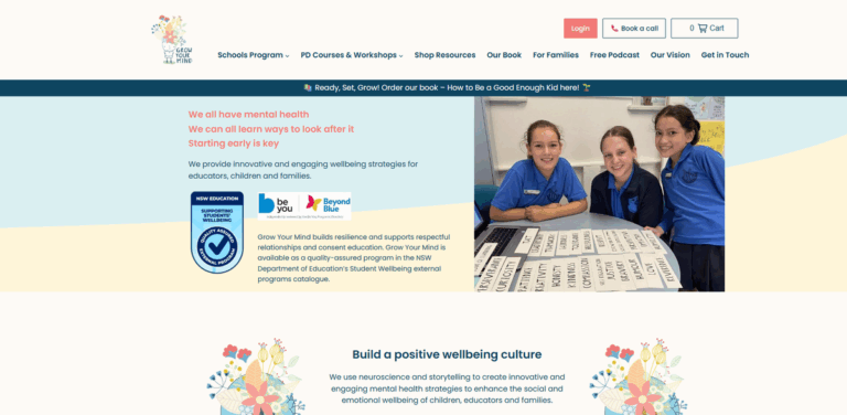 Grow Your Mind: Innovative Wellbeing Strategies for Educators and Families