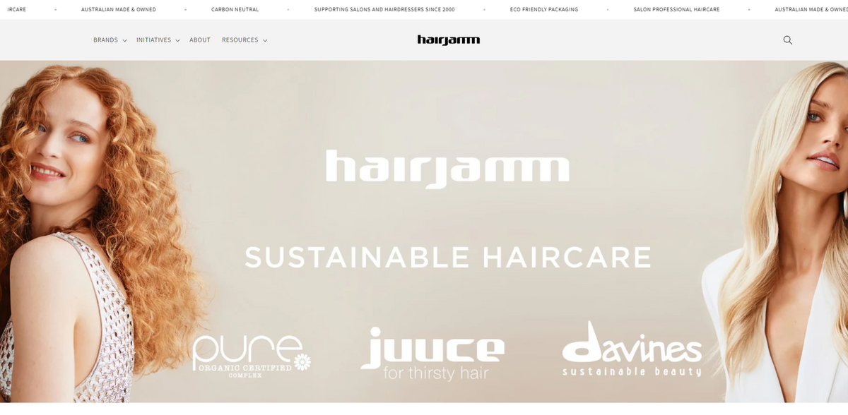 Hairjamm sustainable haircare