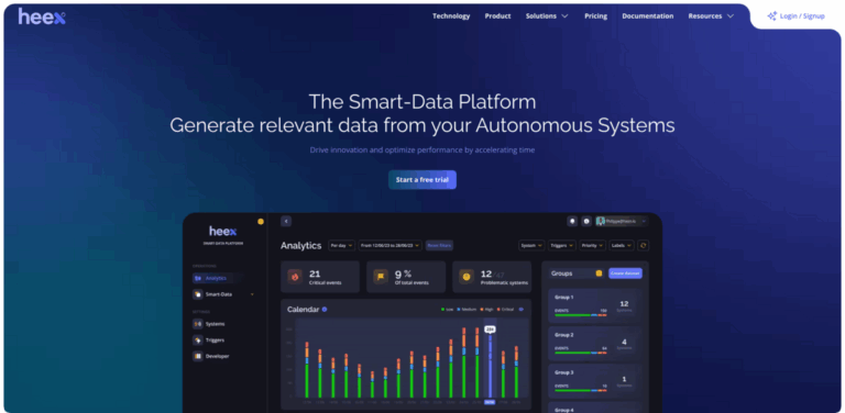 Heex Technologies: Transforming Data Management for Autonomous Systems