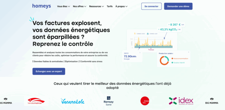 Homeys: A Comprehensive Energy Data Management Solution for Businesses and Communities