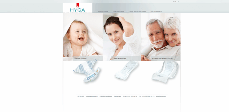 HYGA AG: Comprehensive Hygiene Solutions for All Ages