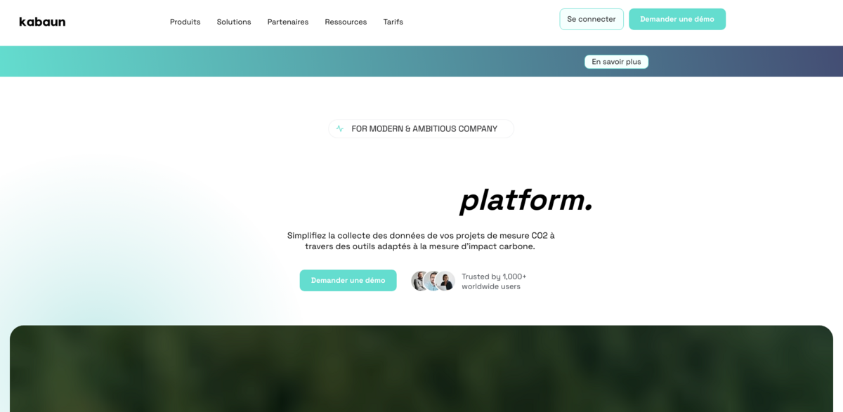carbon management platform