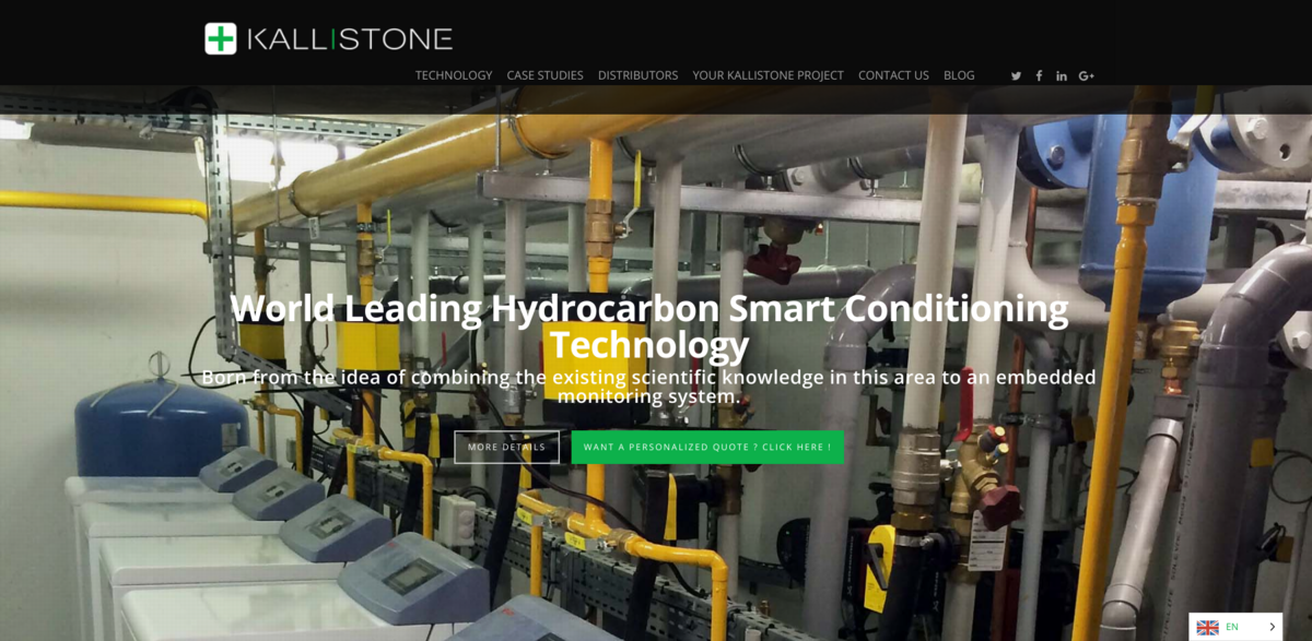 Kallistone International Hydrocarbon Conditioning Technology