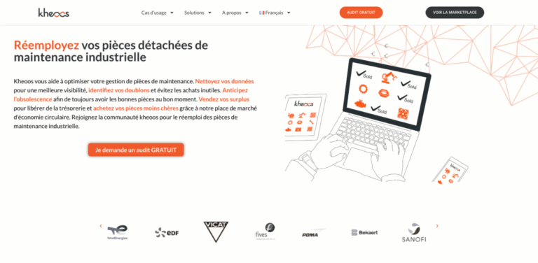 Kheoos: Optimizing Industrial Maintenance Spare Parts Management