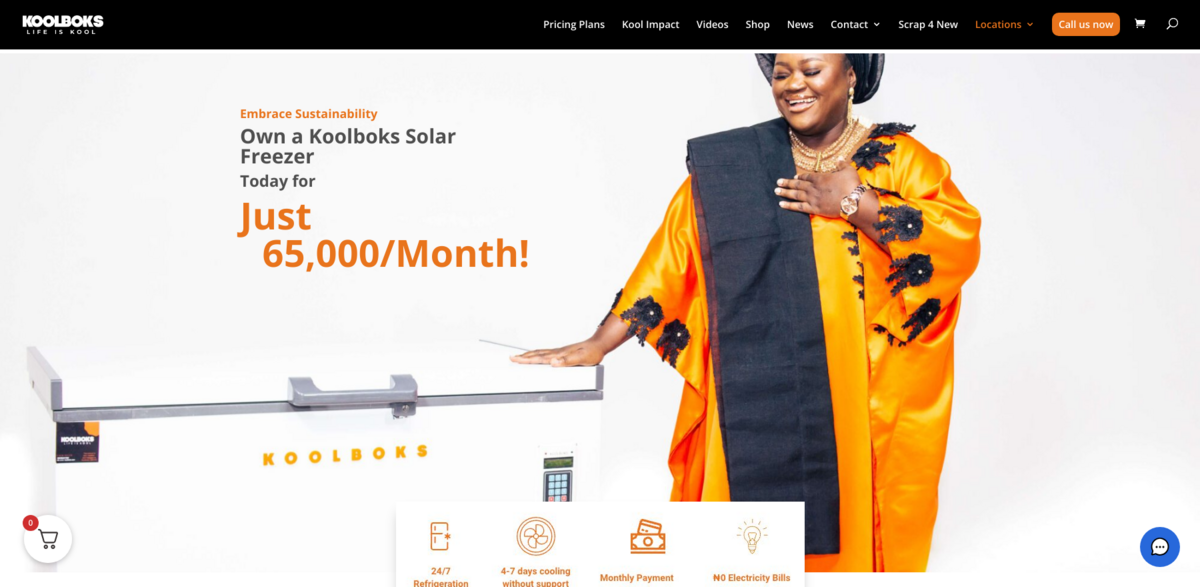 solar-powered refrigeration