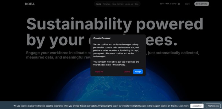 KORA: Empowering Sustainable Living Through Employee Engagement