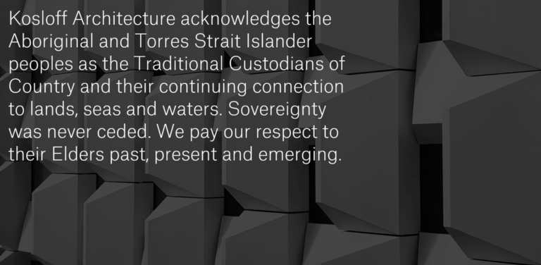 Kosloff Architecture: Designing Sustainable Spaces with Cultural Respect