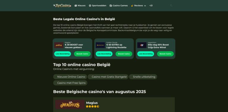 Backontrackbelgium.be: Your Guide to Legal Online Casinos in Belgium
