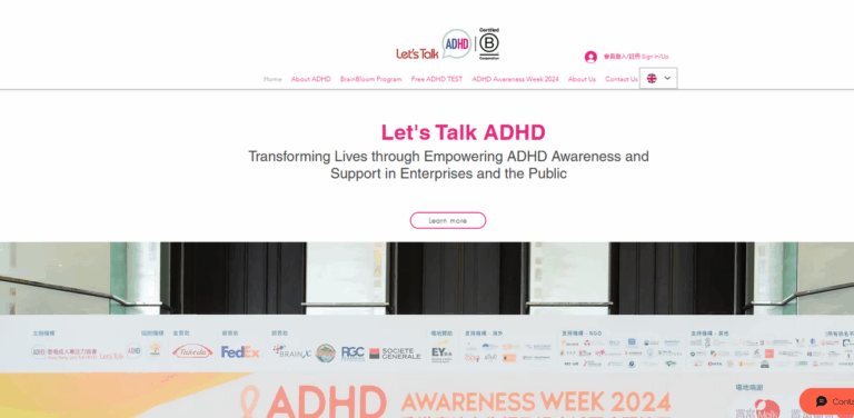 Let’s Talk ADHD: Empowering ADHD Awareness and Support in Hong Kong