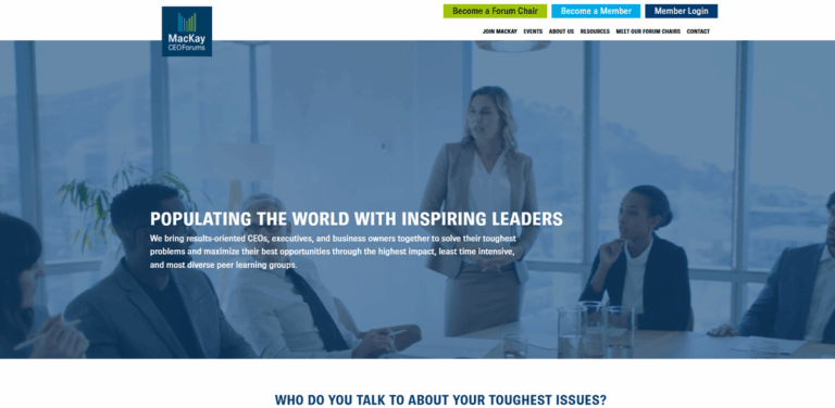 MacKay CEO Forums: A Premier Peer Learning Platform for Executives