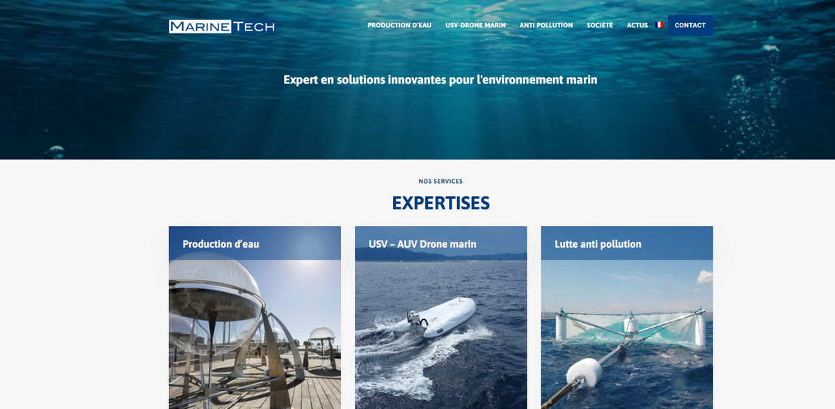 Marine Tech fresh water production