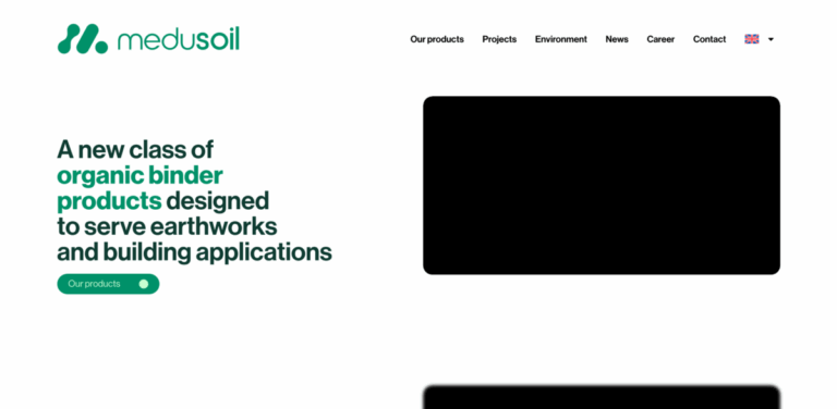 Medusoil: Innovative Organic Binders for Sustainable Construction